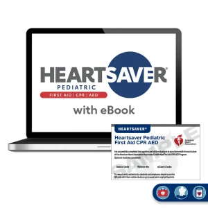 Heartsaver® Pediatric First Aid CPR AED Blended Learning Bundle (eLearning with eBook, eCard)